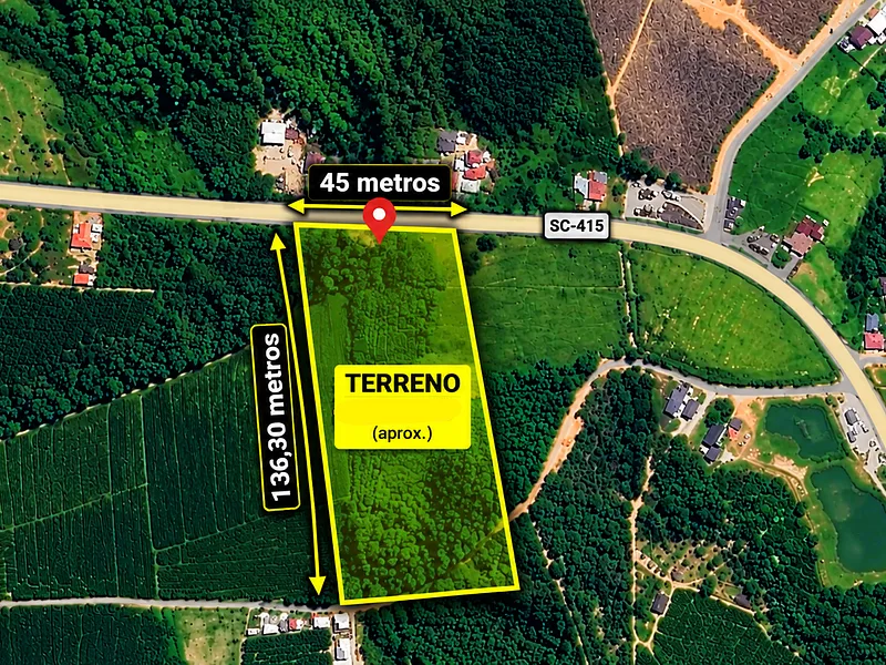 TERRENO ESTRATÉGICO PARA GALPÃO E LOGÍSTICA – SÃO JOÃO DO ITAPERIÚ/SC